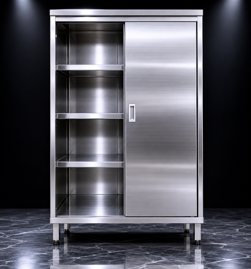 Tủ cửa lùa inox 304