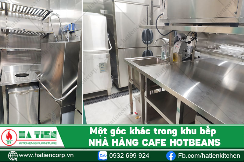 bếp nhà hàng Hotbeans, Quận 1 