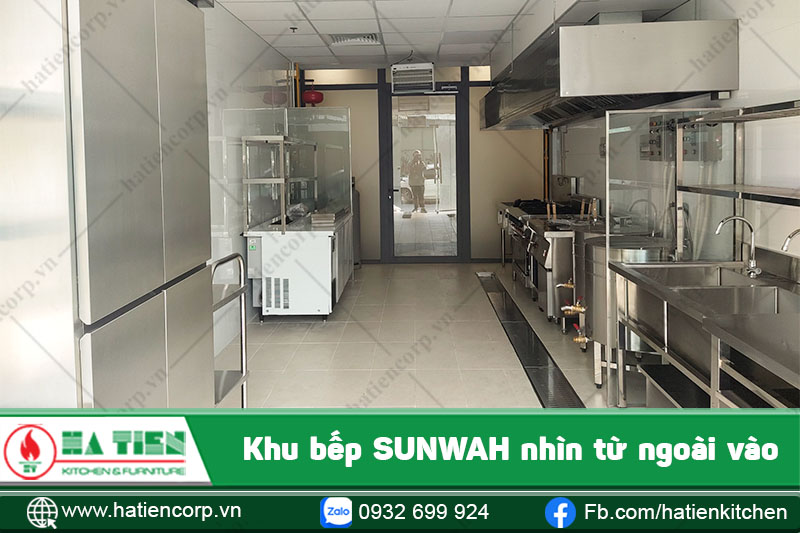 bếp nhà hàng cafe Sunwah
