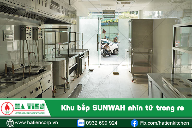 bếp nhà hàng cafe Sunwah