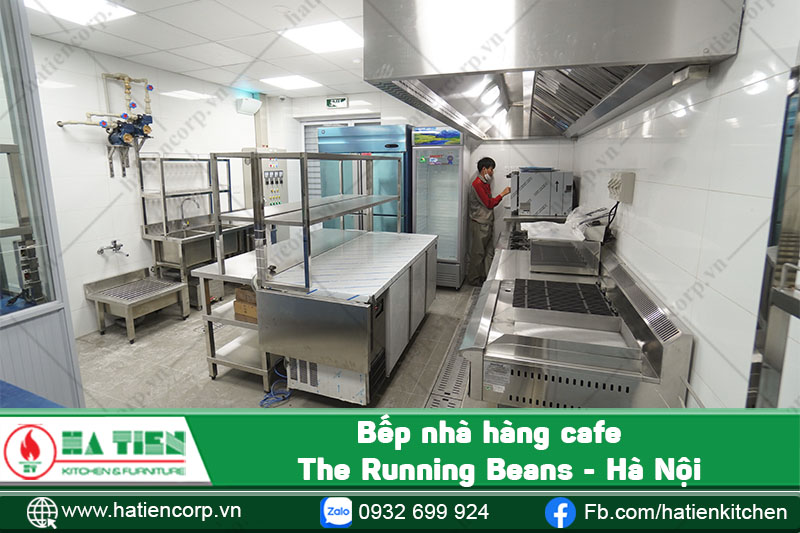 bếp nhà hàng cafe The Running Beans - Hà Nội