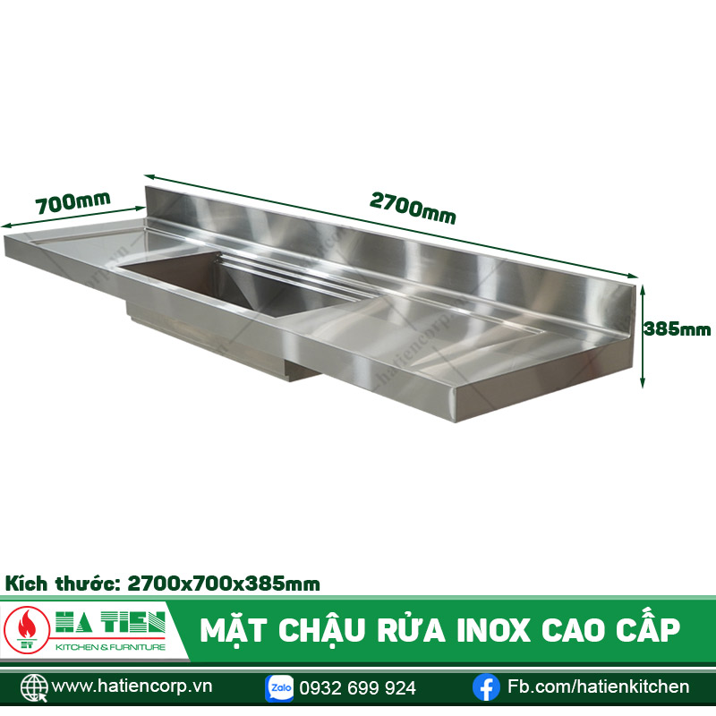 Kích thước chậu rửa