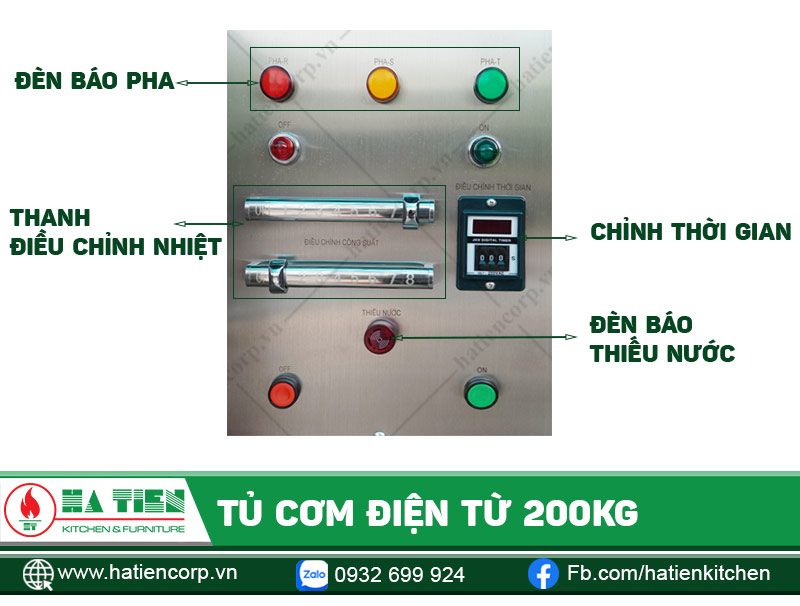Bảng điều khiển trực quan, dễ sử dụng