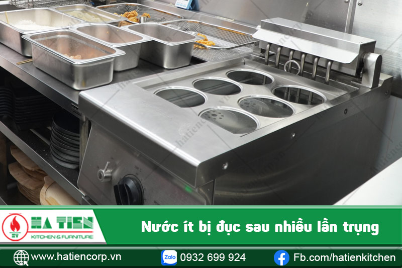 Giữ nước không bị đục sau nhiều lần trụng