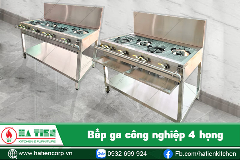 bếp ga công nghiệp 4 họng