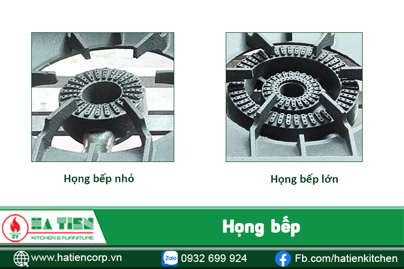 Họng bếp ga công nghiệp