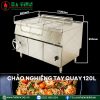 chảo nghiêng tay quay 120 lít