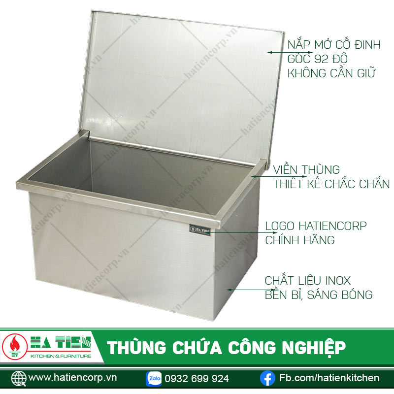 Cấu tạo thùng chứa công nghiệp Hà Tiên