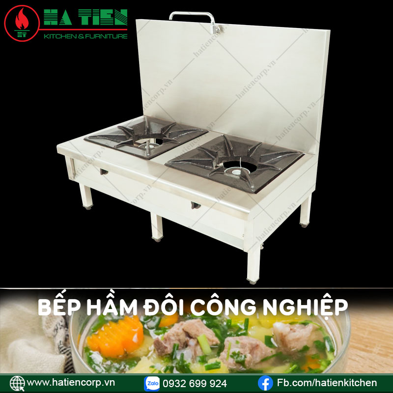 bếp hầm đôi công nghiệp