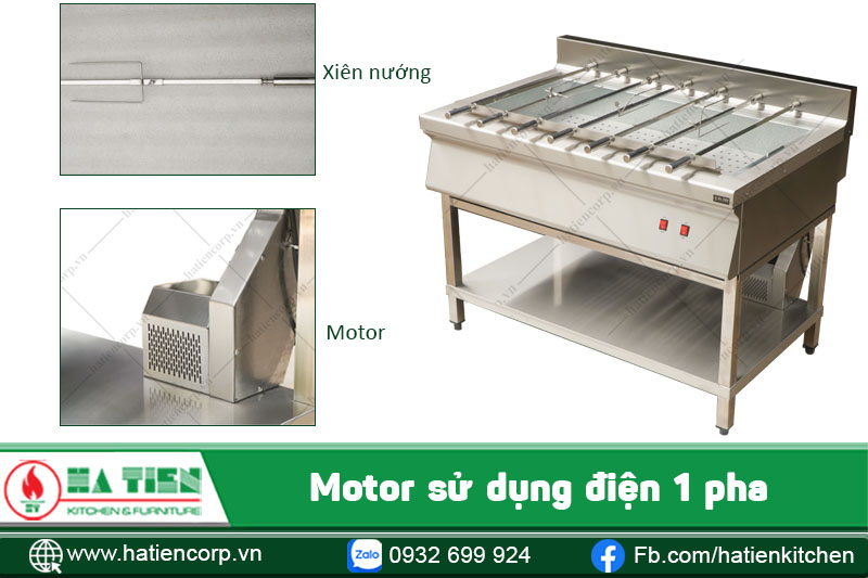 motor xoay sử dụng điện 1 pha