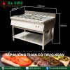 bếp nướng than inox có trục xoay