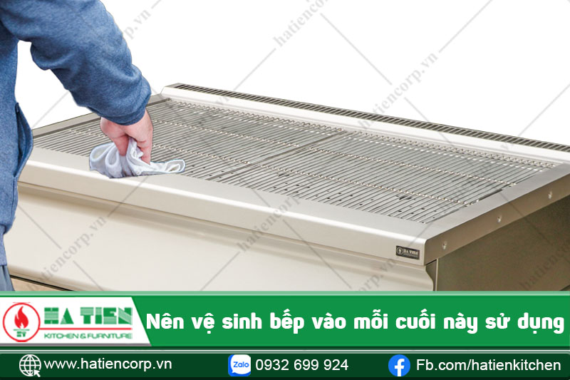 Vệ sinh bếp nướng than