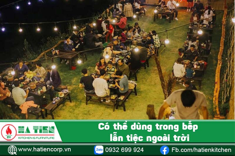 Bếp nướng than ngoài trời
