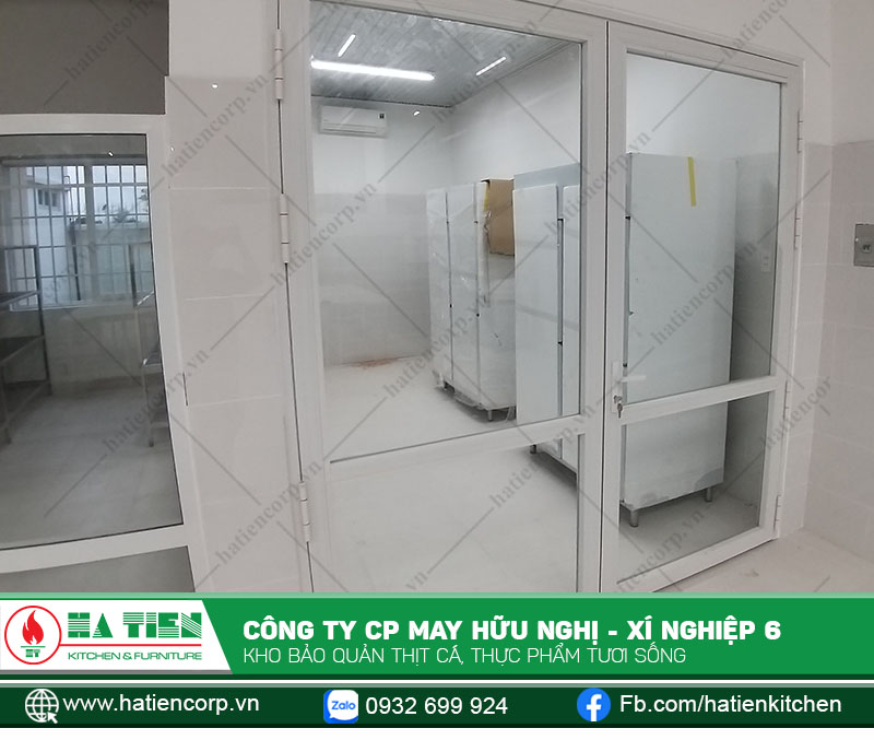 Kho trữ đông thực phẩm với các tủ đông công nghiệp