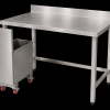 Bàn inox có lỗ xả rác