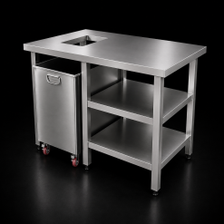 Bàn sơ chế inox 3 tầng