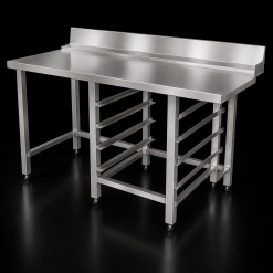 Bàn inox chữ nhật