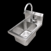 Bồn rửa tay inox treo tường