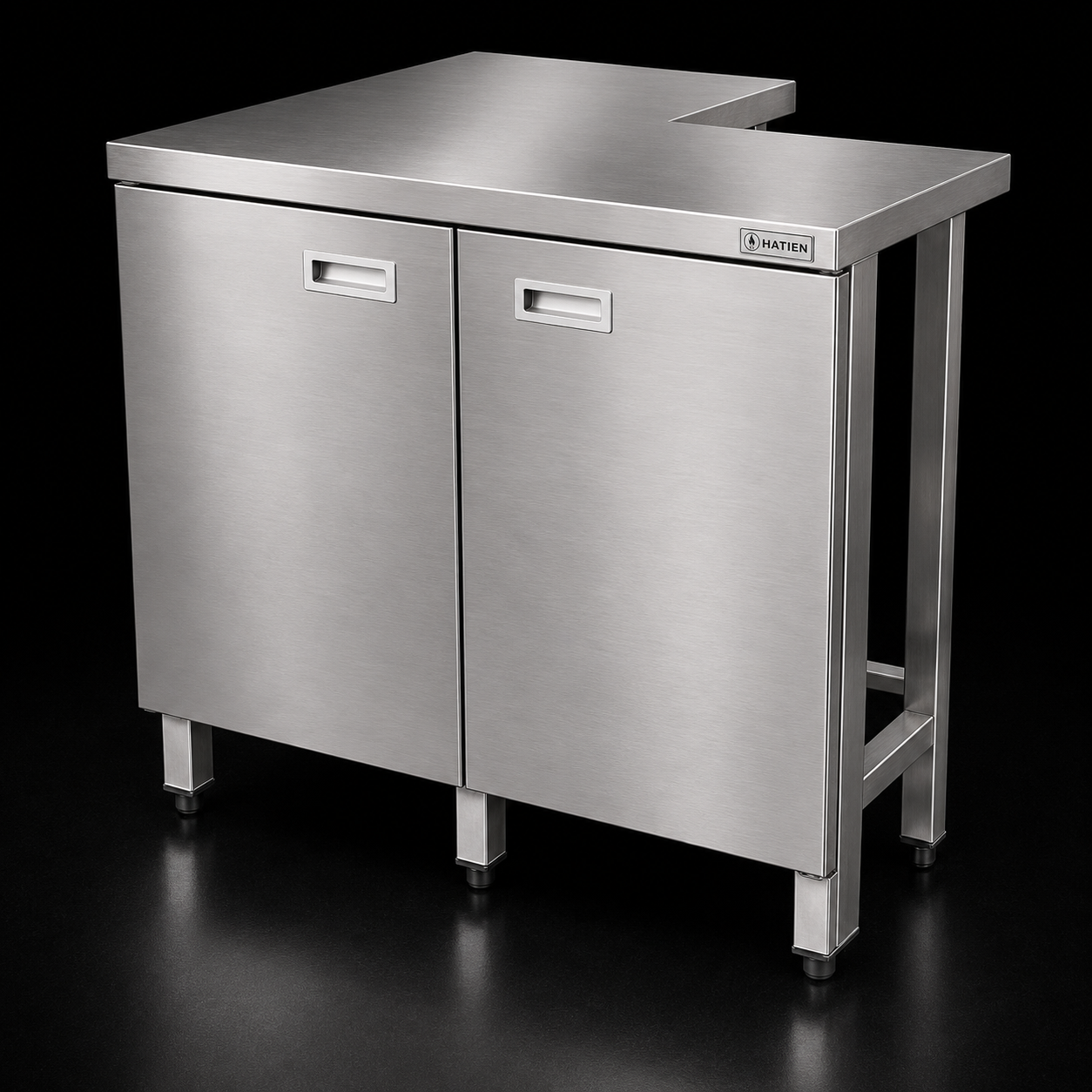 Bàn inox nhỏ có kệ