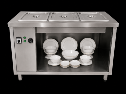 Quầy giữ nóng thức ăn 3 ngăn