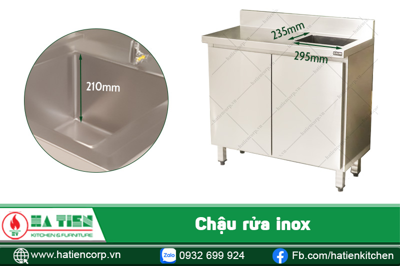 Mặt chậu rửa inox