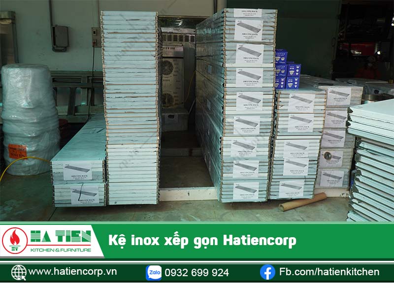 Kệ được đóng gói chuyên nghiệp để xuất khẩu