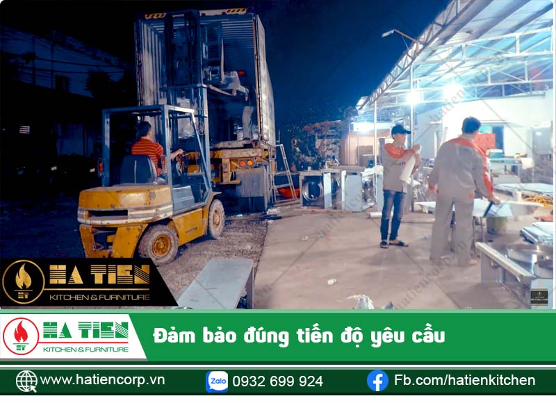 Công nhân viên của Hà Tiên luôn làm việc nghiêm túc và hiệu quả để đảm bảo tiến độ
