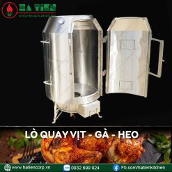 lò quay gà vịt heo