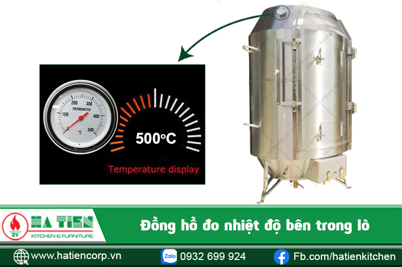 Đồng hồ đo nhiệt cơ học tối đa 500 độ C 