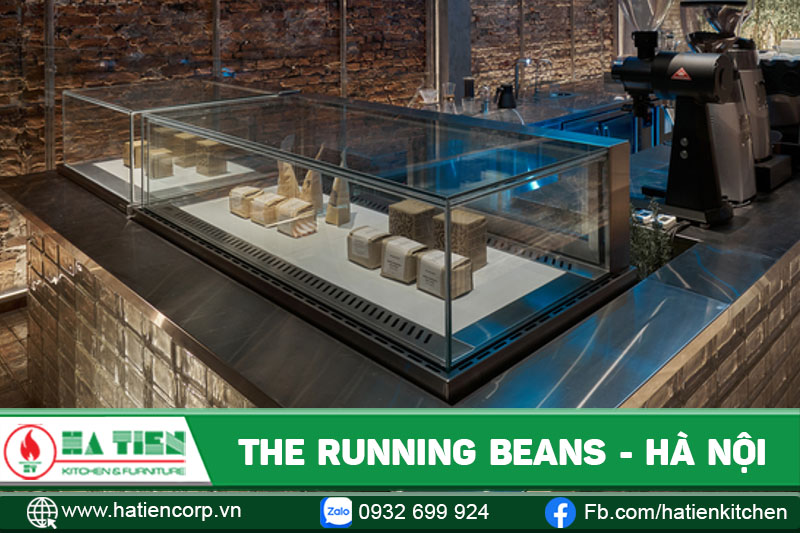 Tủ của Hà Tiên lắp đặt tại nhà hàng The Running Bean Hà Nội