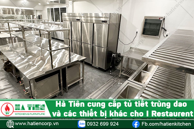 Hà tiên lắp đặt thiết bị bếp ở nhà hàng Nha Trang
