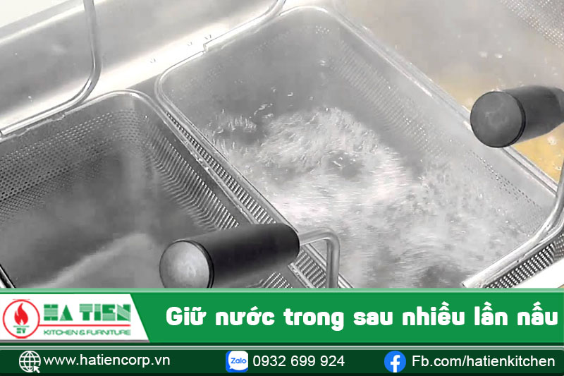 Giữ nước không bị đục sau nhiều lần trụng