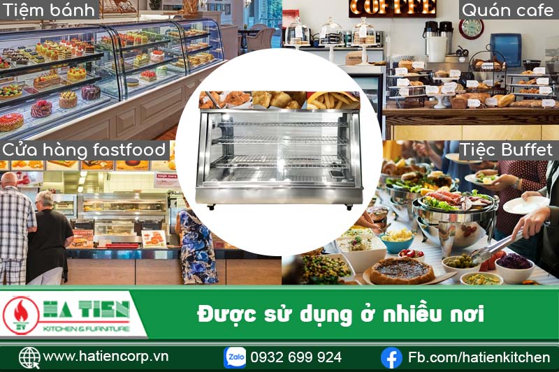 Ứng dụng của tủ giữ nóng thực phẩm