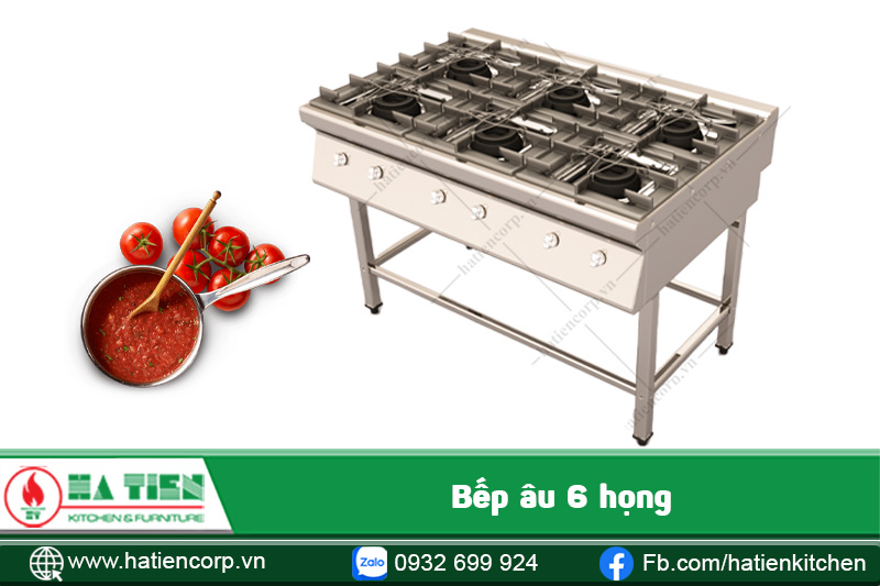 Bếp âu 6 họng