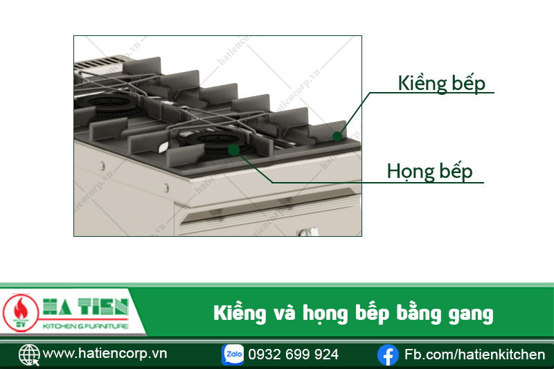 Kiềng bếp âu bằng gang