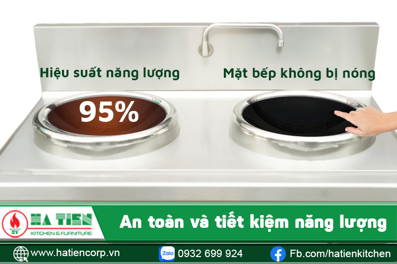 Bếp từ có tính an toàn cao