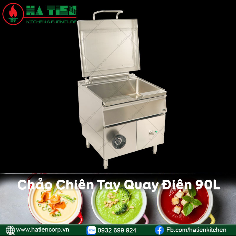 Chảo tay quay công nghiệp - Hà Tiên tư vấn theo công suất và workflow bếp