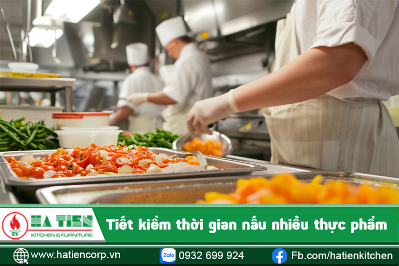 Chảo tay quay công nghiệp - Hà Tiên tư vấn theo công suất và workflow bếp