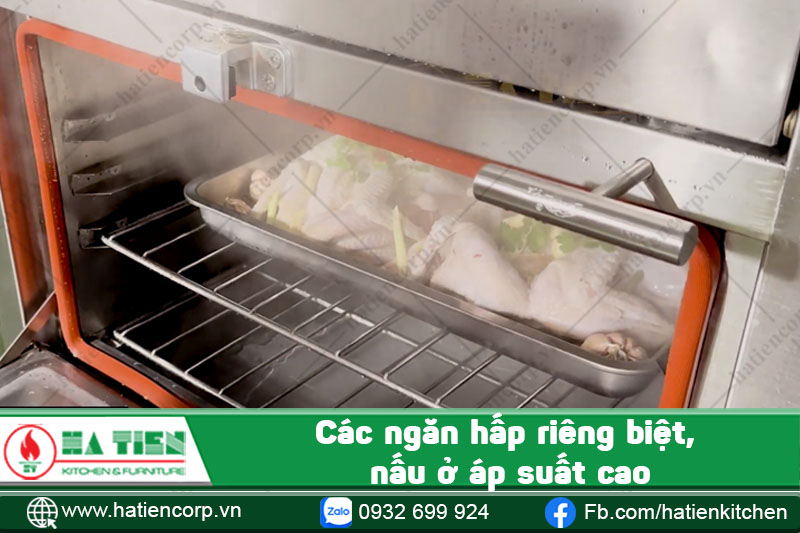 3 ngăn nấu tách biệt
