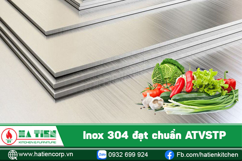 Tủ hấp làm bằng chất liệu inox 304