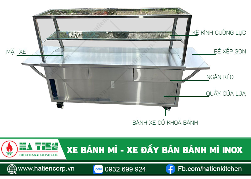 Cấu tạo xe bánh mì