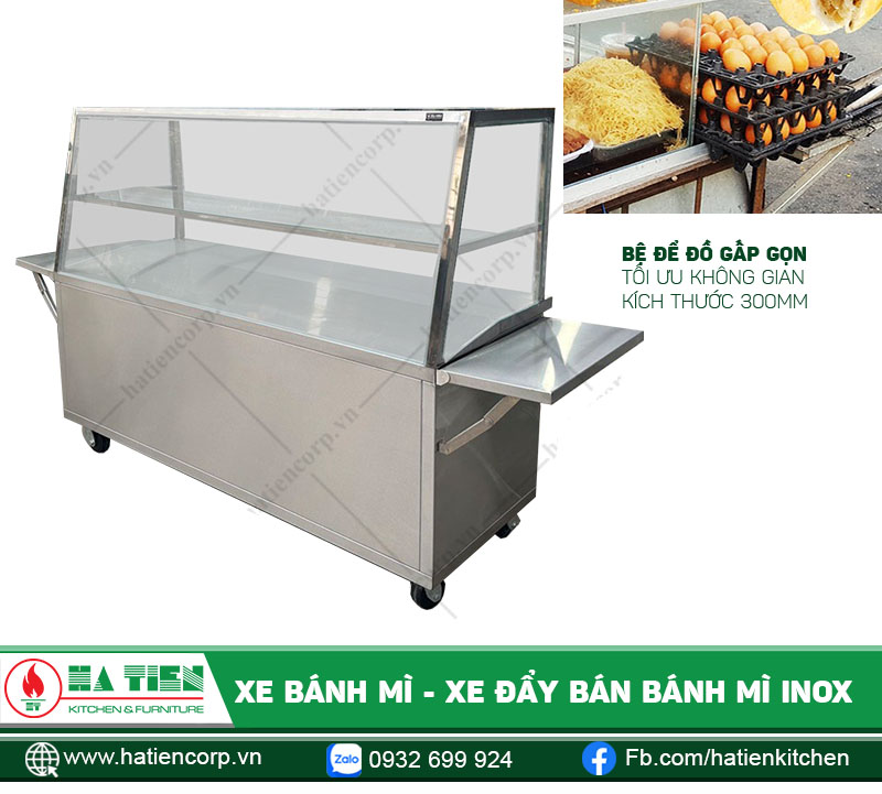 Bệ xếp gọn 2 bên xe