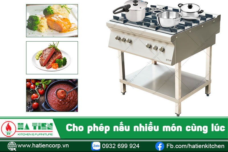 bếp nầu được nhiều món khác nhau
