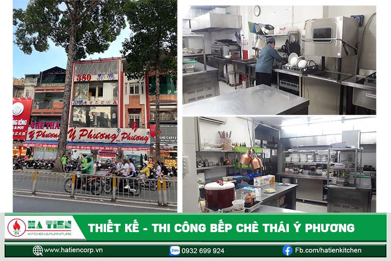 Hatiencorp tư vấn và thiết kế Bếp chè Thái Ý Phương
