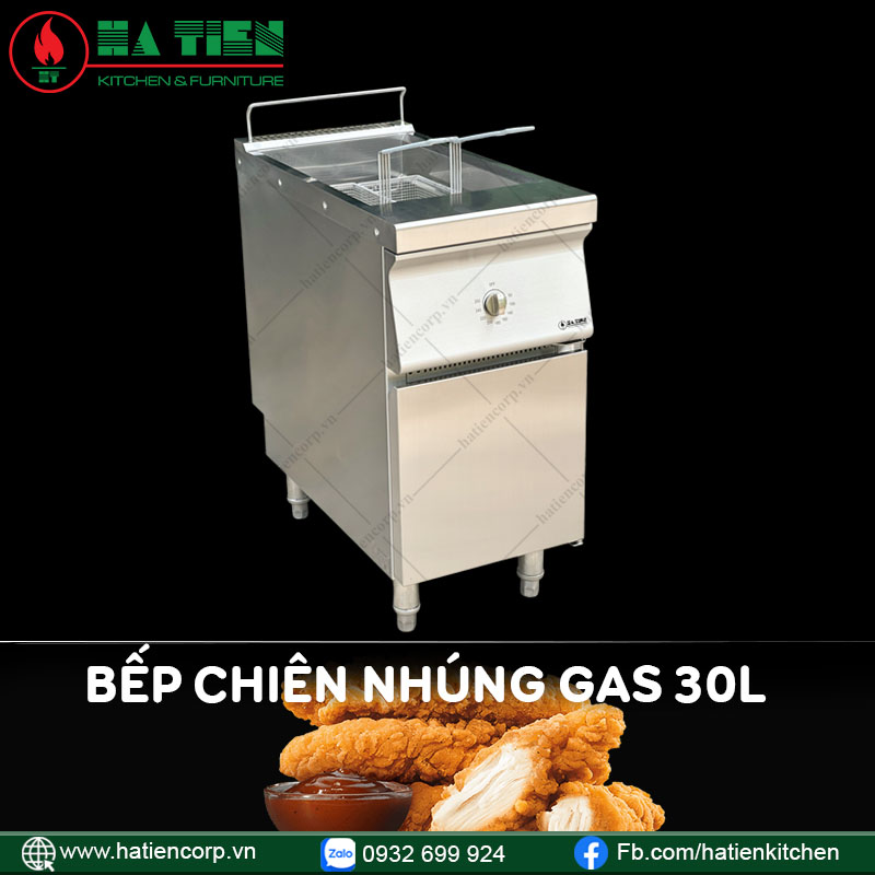 bếp chiên nhúng gas đơn