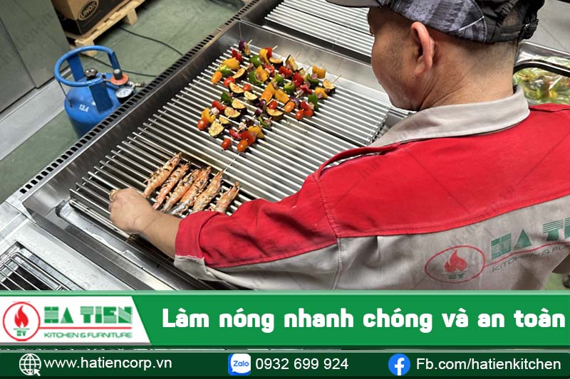 Nướng chín thức ăn nhanh