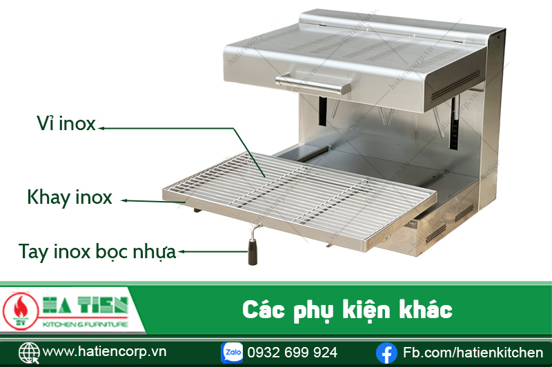 Các phụ kiện khác của lò nướng salamander