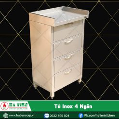 tủ inox cửa mở