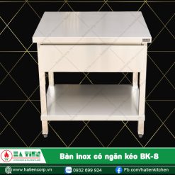 bàn inox có ngăn kéo