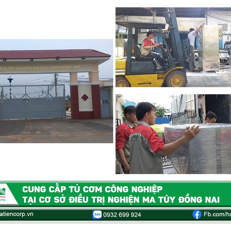 Cung Cấp Tủ Cơm Công Nghiệp Điện Tại Cơ Sở Điều Trị Nghiện Ma Túy Đồng Nai 